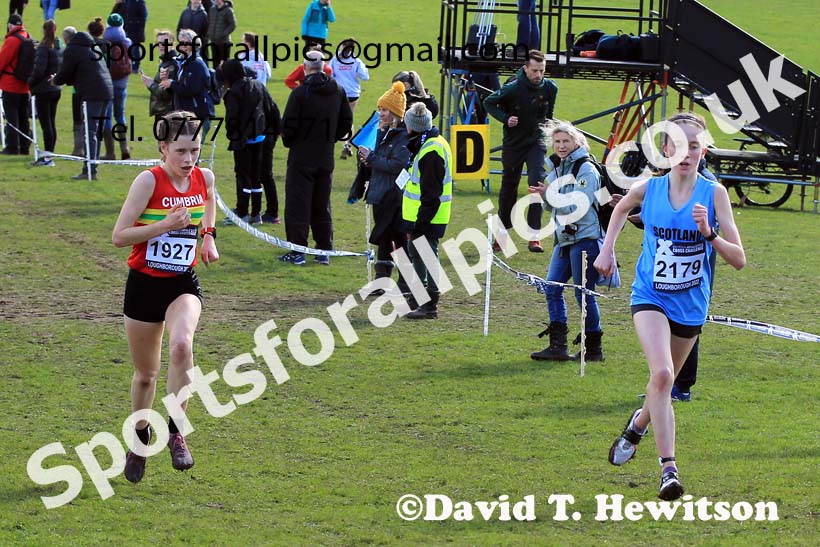 Womens Under-17s 2022 CAU Inter Counties Cross Country, Prestwold Hall, Loughborough.  Photo: David T. Hewitson/Sports for All Pics